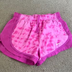 pink nike shorts